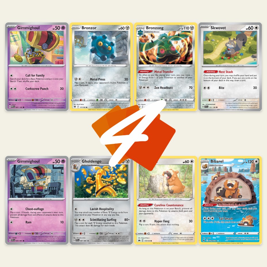 GHOLDENGO : Unlimited Damage! But You Flip Coins for It! PTCGL Gameplay (Pokemon PALDEAN FATES)